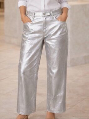 Dynamite Silver Heidi Wide-Leg Jeans